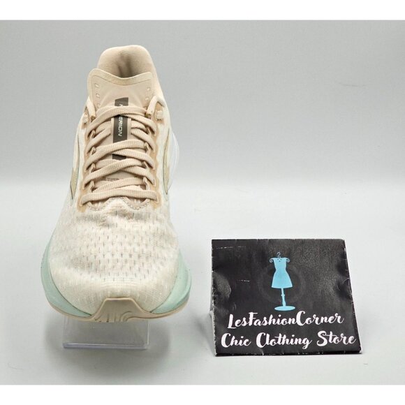 Brooks Women's Beige White Mint Hyperion Tempo Running Shoes Sz 10 2930 - Picture 14 of 16